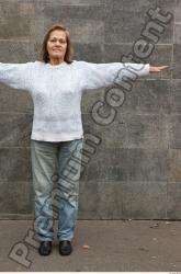 Whole Body Woman T poses Casual Average Street photo references